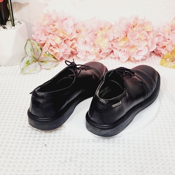 Mephisto Black Leather Lace-Up Shoes Air-Jet Size 11 main image 4